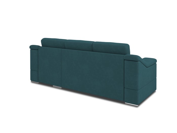 Угловой диван-кровать Liverpol сине-зеленого цвета - лучшие Угловые диваны в INMYROOM