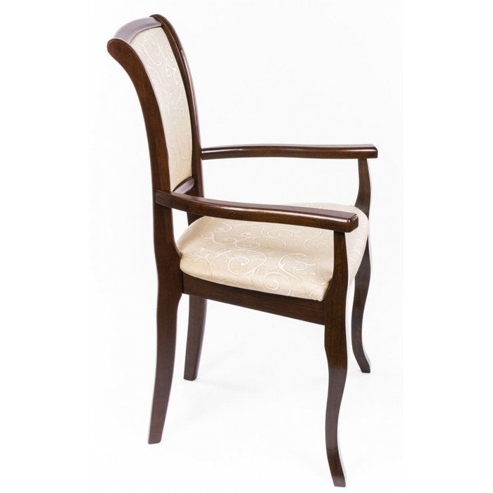 Стул Milano в обивке из ткани золотистого цвета - купить Обеденные стулья по цене 8120.0