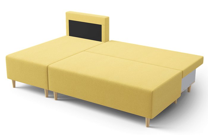 Угловой диван-кровать Марло желтого цвета - лучшие Угловые диваны в INMYROOM Угловой диван-кровать Марло желтого цвета - лучшие Угловые диваны в INMYROOM