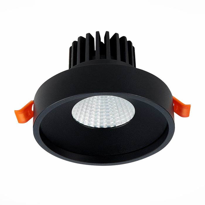 Встраиваемый светильник Round черного цвета - лучшие Встраиваемые споты в INMYROOM