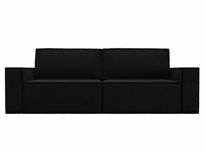 Прямой диван-кровать Куба черного цвета - купить Прямые диваны по цене 57999.0