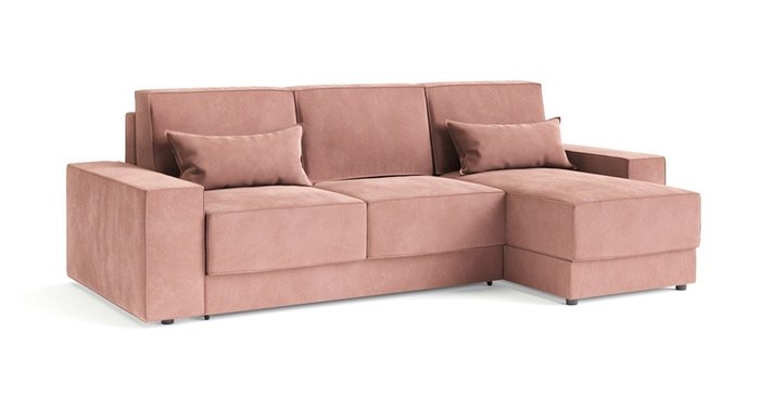 Угловой диван-кровать Модесто розового цвета - купить Угловые диваны по цене 110188.0
