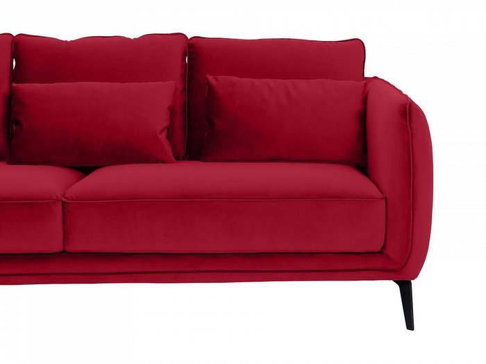 Диван Amsterdam красного цвета - лучшие Прямые диваны в INMYROOM