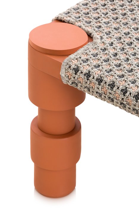 Индийская кровать одинарная Gofre terracotta 90х200 - лучшие Садовые диваны в INMYROOM Индийская кровать одинарная Gofre terracotta 90х200 - лучшие Садовые диваны в INMYROOM