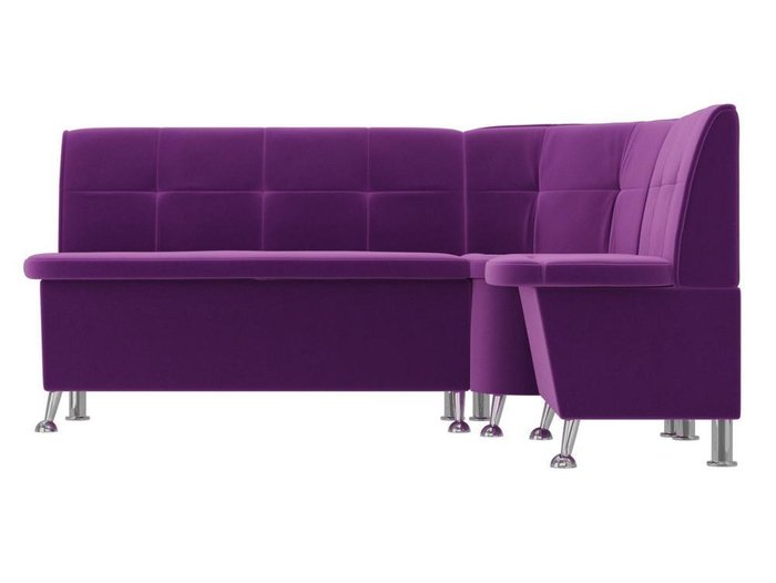 Угловой диван Феникс фиолетового цвета правый угол - купить Угловые диваны по цене 35990.0