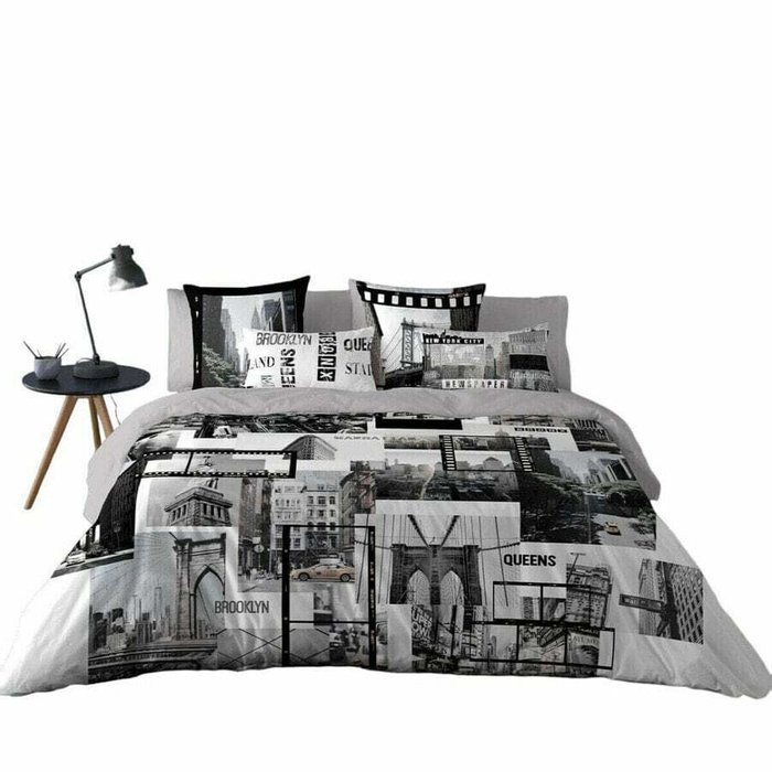 Пододеяльник Naturals DOWNTOWN 180 кровать 3 Предметы 260 x 220 см
