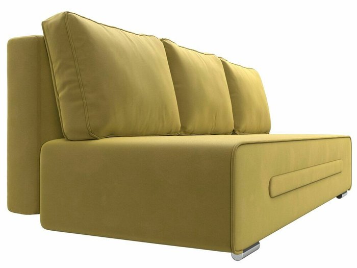 Прямой диван-кровать Приам желтого цвета - лучшие Прямые диваны в INMYROOM
