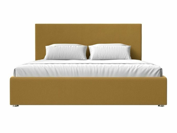 Кровать Кариба 200х200 желтого цвета с подъемным механизмом - купить Кровати для спальни по цене 83999.0