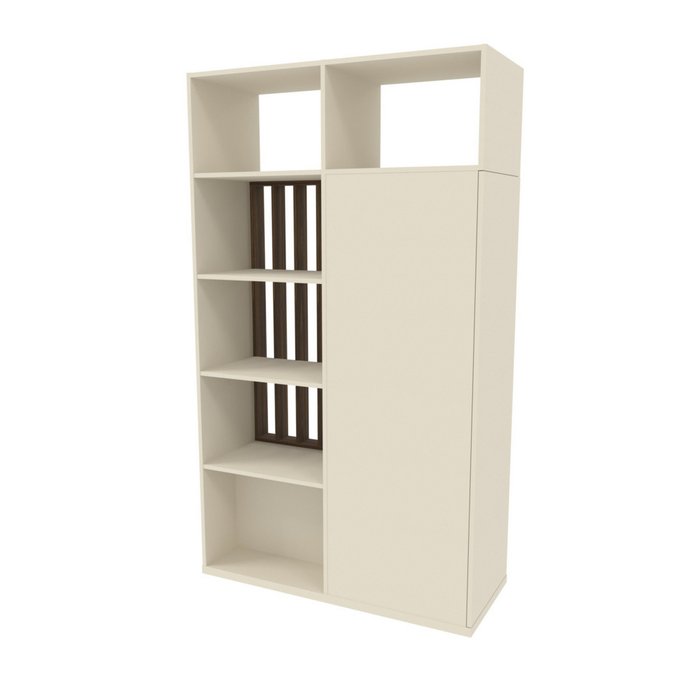 Перегородка-шкаф Разделение П3110.3 цвета сатин Перегородка-шкаф Разделение П3110.3 цвета сатин