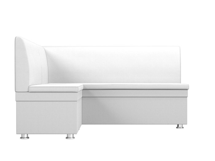 Угловой диван Уют белого цвета (экокожа) левый угол - купить Угловые диваны по цене 26999.0