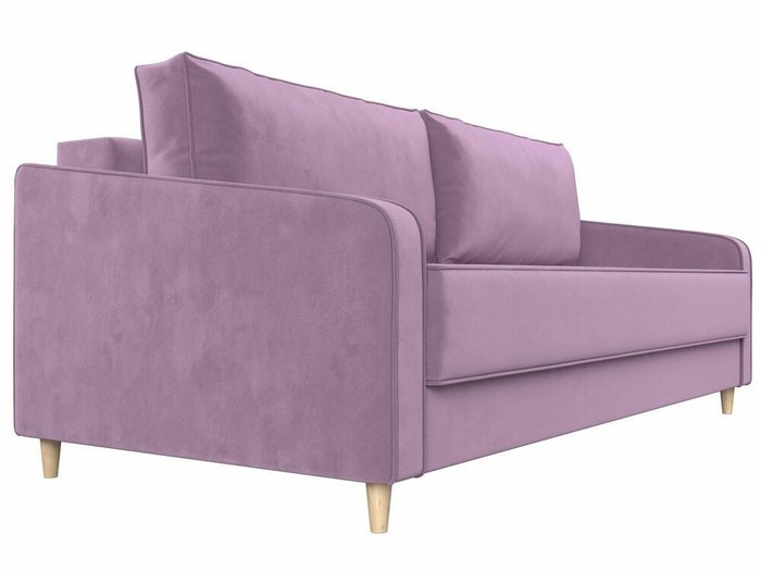 Прямой диван-кровать Варшава сиреневого цвета - лучшие Прямые диваны в INMYROOM