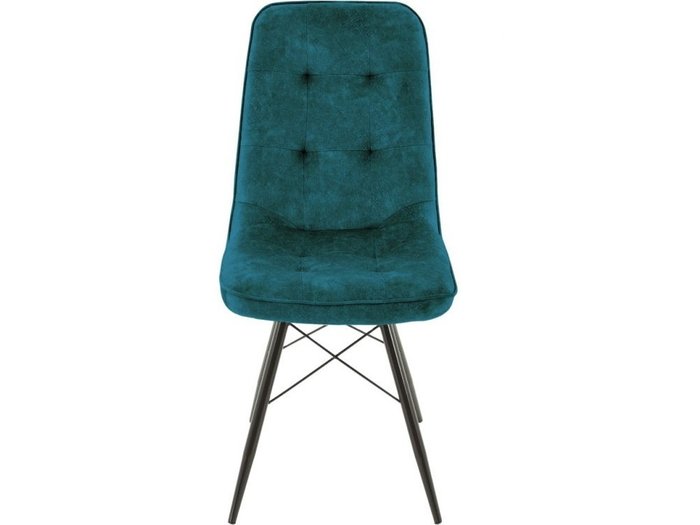 Стул Бордо синего цвета - лучшие Обеденные стулья в INMYROOM