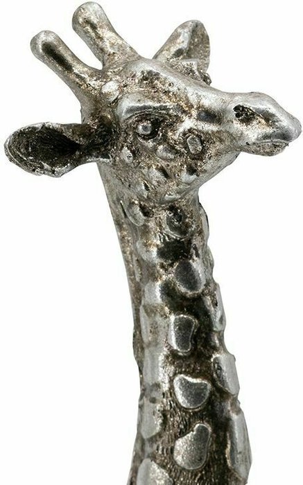 Фигурка Жираф серебряного цвета - лучшие Фигуры и статуэтки в INMYROOM