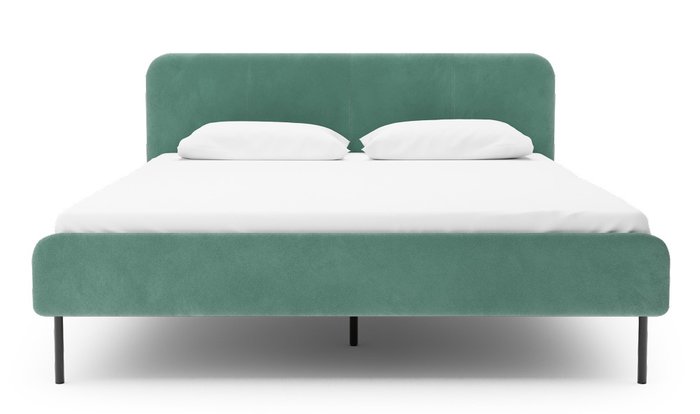 Кровать Элиса 180х200 зеленого цвета без подъемного механизма - лучшие Кровати для спальни в INMYROOM Кровать Элиса 180х200 зеленого цвета без подъемного механизма - лучшие Кровати для спальни в INMYROOM