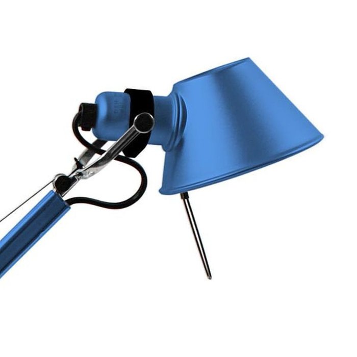 Настольная лампа "Tolomeo micro tavolo - Halo Anodized blue" - купить Настольные лампы по цене 17800