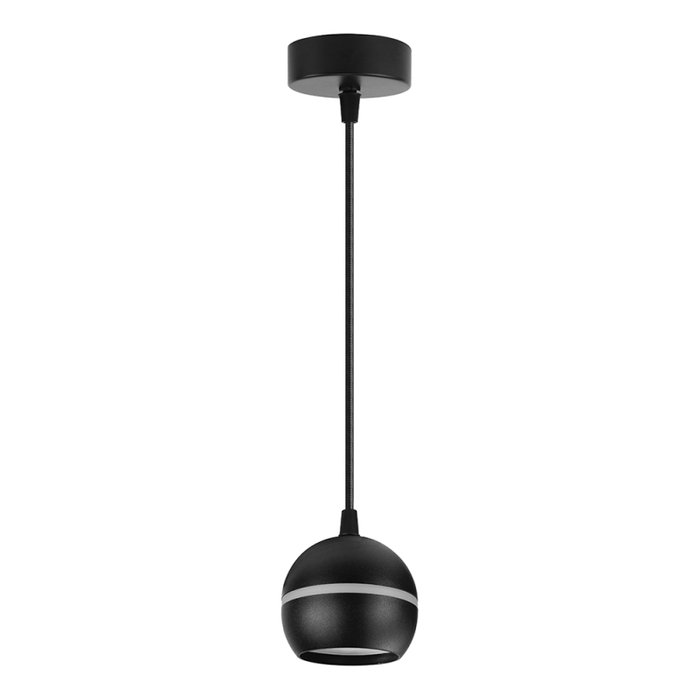 Подвесной светильник HL3568 48090 (алюминий, цвет черный)