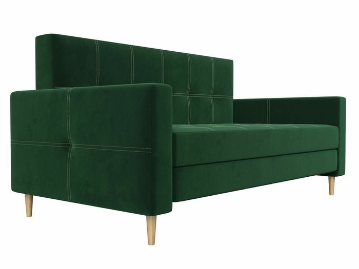 Диван-кровать Лига 038 темно-зеленого цвета - лучшие Прямые диваны в INMYROOM