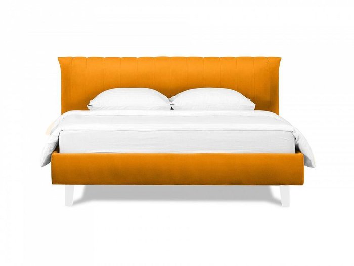 Кровать Queen Anastasia L 160х200 горчичного цвета