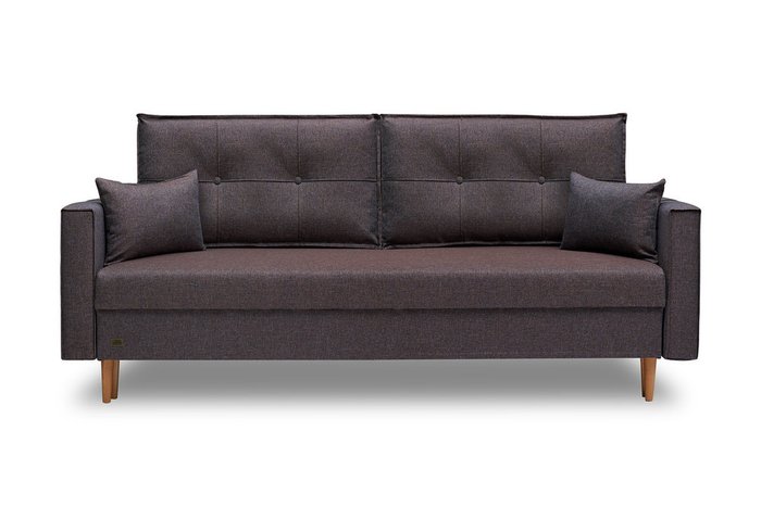 Прямой диван-кровать Капри Capri 18 коричневого цвета