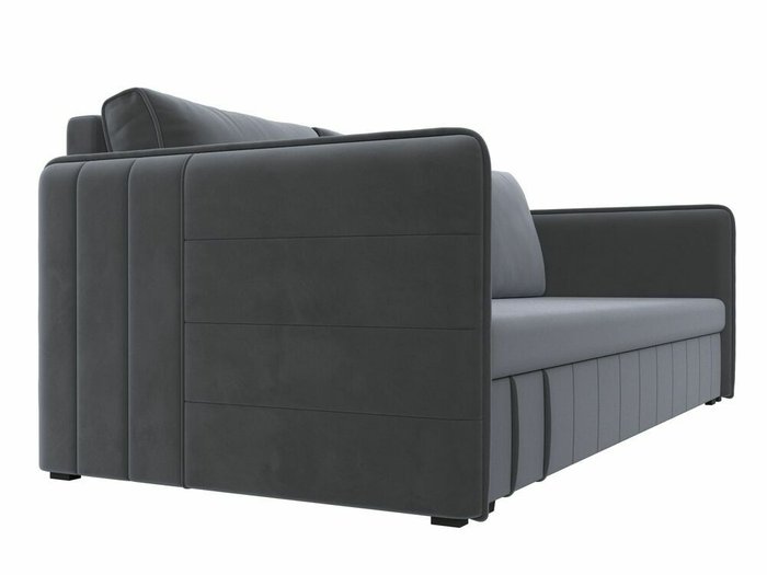 Прямой диван-кровать Слим серого цвета - лучшие Прямые диваны в INMYROOM
