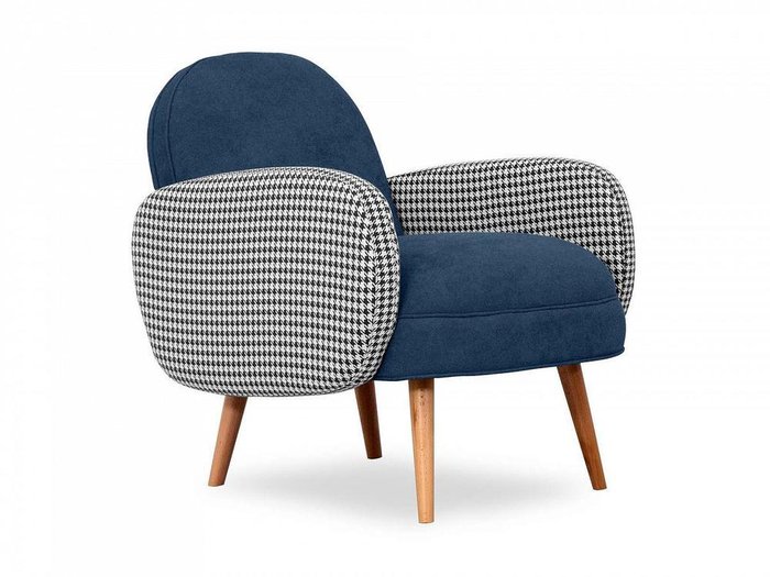 Кресло Bordo темно-синего цвета - лучшие Интерьерные кресла в INMYROOM