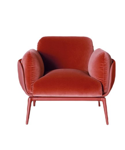 Кресло Toscana красного цвета - лучшие Интерьерные кресла в INMYROOM