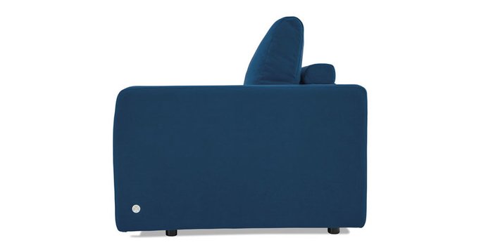 Прямой диван-кровать Бруно синего цвета  - лучшие Прямые диваны в INMYROOM