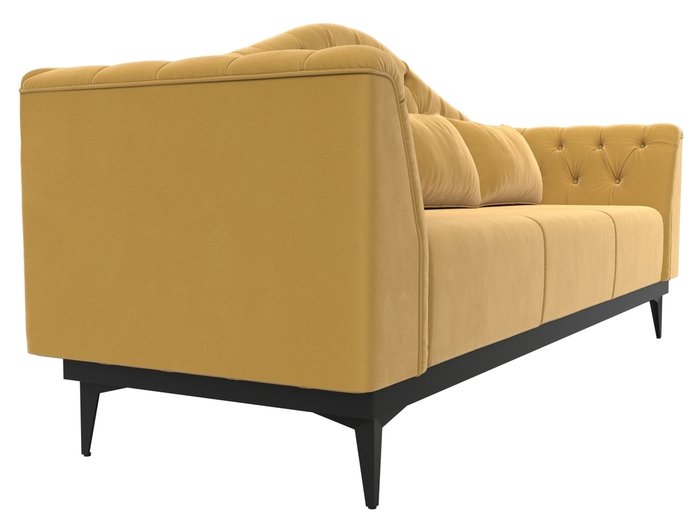 Прямой диван-кровать Флорида желтого цвета - лучшие Прямые диваны в INMYROOM