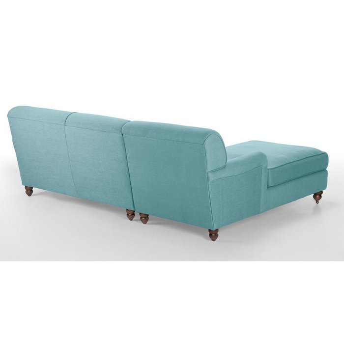 Раскладной угловой диван Orson голубого цвета - купить Угловые диваны по цене 116600.0