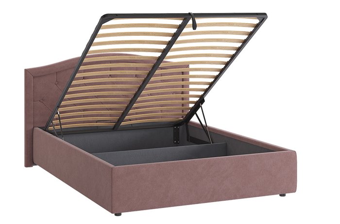Кровать Верона 2 140х200 пурпурного цвета с подъемным механизмом  - лучшие Кровати для спальни в INMYROOM