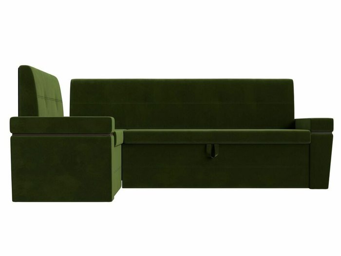 Угловой диван-кровать Деметра зеленого цвета левый угол - купить Угловые диваны по цене 43999.0