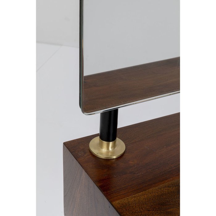 Вешалка с зеркалом Ravello коричневого цвета - лучшие Напольные вешалки в INMYROOM