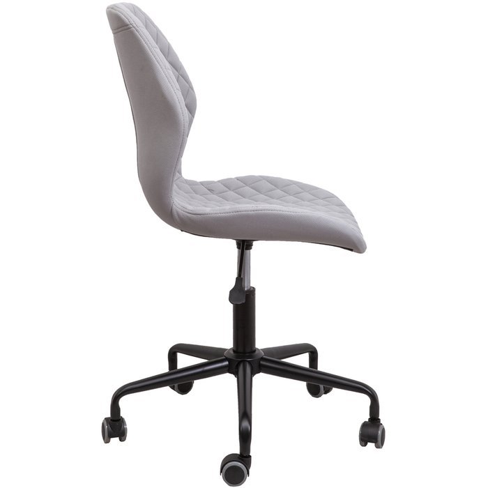 Кресло поворотное Delfin светло-серого цвета - лучшие Офисные кресла в INMYROOM