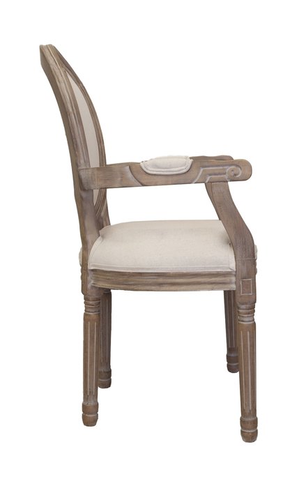Стул Volker Arm Beige с мягкой обивкой - купить Обеденные стулья по цене 27500.0 Стул Volker Arm Beige с мягкой обивкой - купить Обеденные стулья по цене 27500.0
