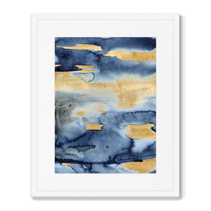 Набор из 2-х репродукций картин в раме The sky over the mountain range - лучшие Картины в INMYROOM