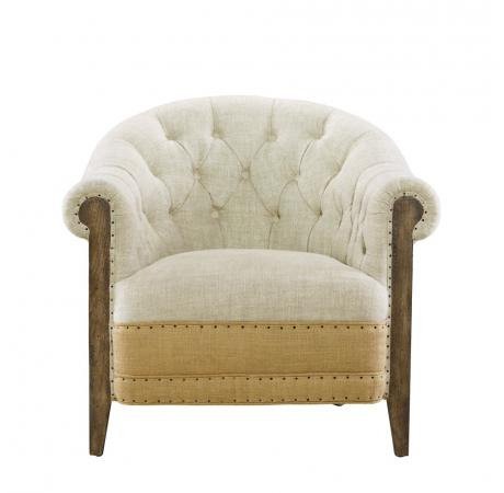 Deconstructed chambery back armchair