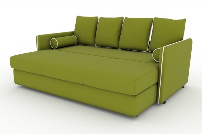 Прямой диван-кровать Cardinal зеленого цвета - купить Прямые диваны по цене 16000.0