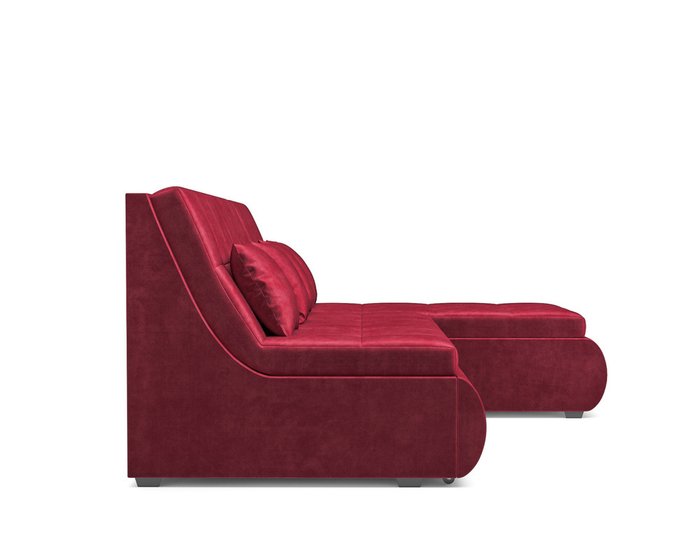 Угловой диван-кровать Дубай темно-красного цвета - лучшие Угловые диваны в INMYROOM