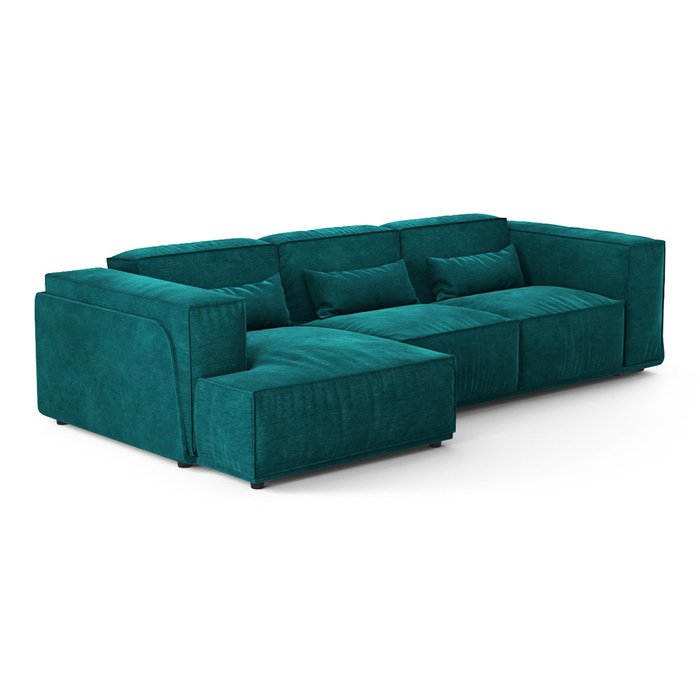 Диван-кровать угловой Vento Classic темно-зеленого цвета