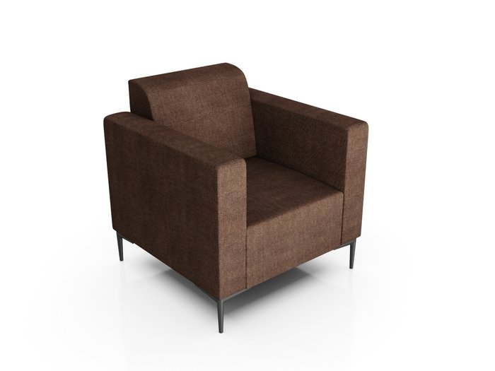 Кресло Ник темно-коричневого цвета - лучшие Интерьерные кресла в INMYROOM