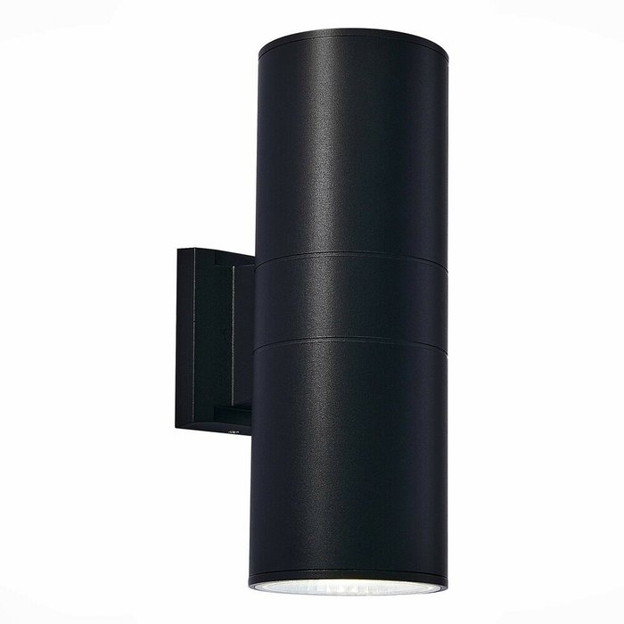 Уличный настенный светильник Tubo2 черного цвета