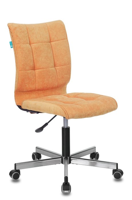 Кресло компьютерное Бюрократ оранжевого цвета