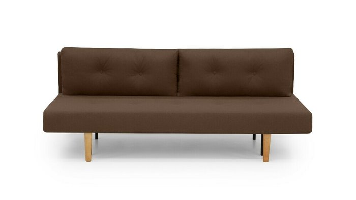 Диван-кровать Варшава коричневого цвета - купить Прямые диваны по цене 57800.0