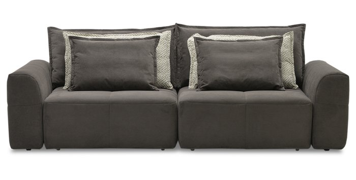 Диван-кровать Ройс серого цвета - купить Прямые диваны по цене 48930.0