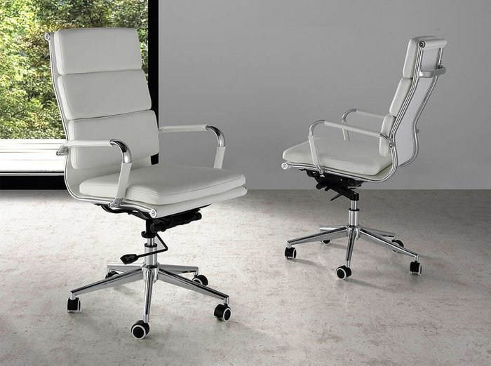Офисное кресло белого цвета - купить Офисные кресла по цене 54990.0