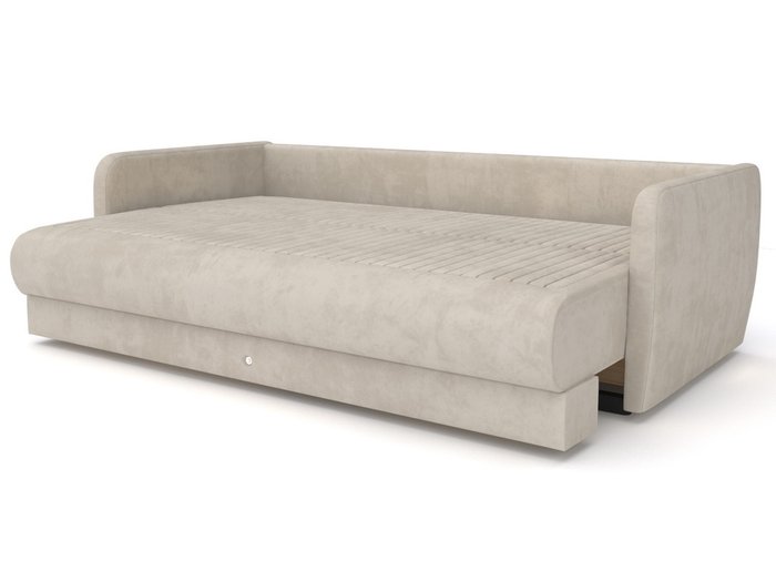 Прямой диван-кровать бежевого цвета - купить Прямые диваны по цене 198000.0