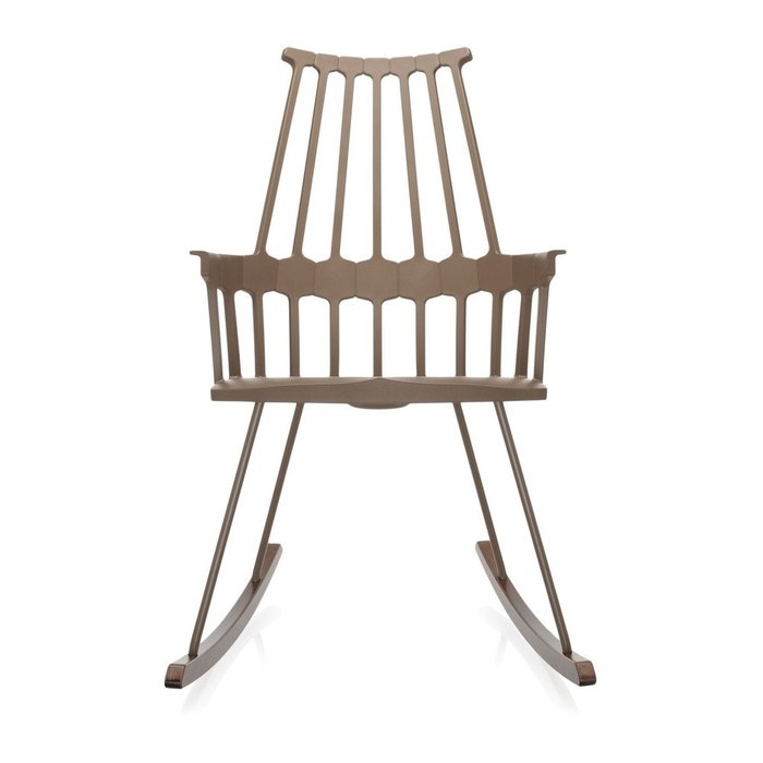 Кресло-качалка Comback коричневого цвета - купить Интерьерные кресла по цене 93238.0