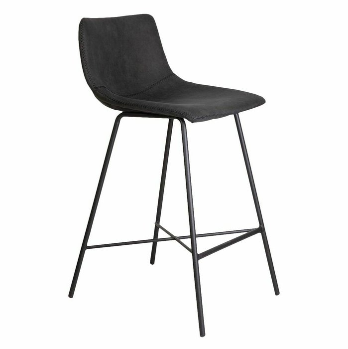 Полубарный стул Mexico черного цвета - лучшие Барные стулья в INMYROOM