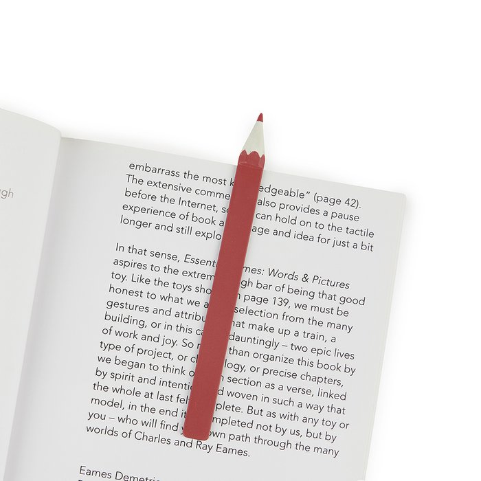 Закладка для книг Graphite красного цвета
