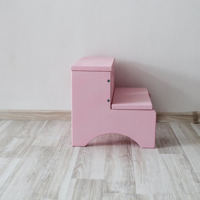 Табурет-лестница розовый - лучшие Детские стулья в INMYROOM